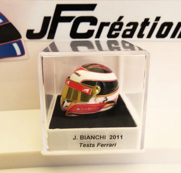 Accessories mini helmet Jules’s Bianchi Ferrari test 2011