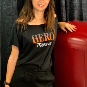 Woman Women T shirts HERO Forever