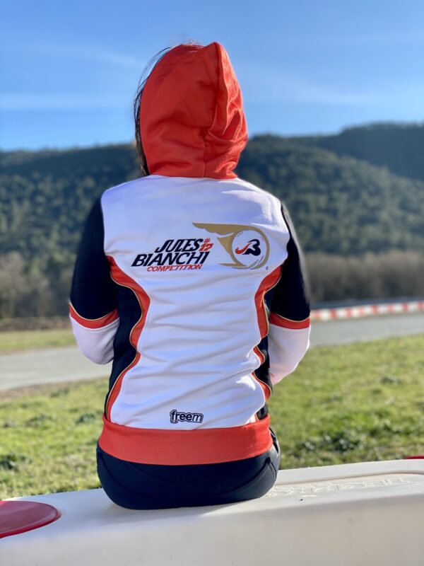 Sweat à Zip Jules Bianchi #17 Compétition Femme – Image 3