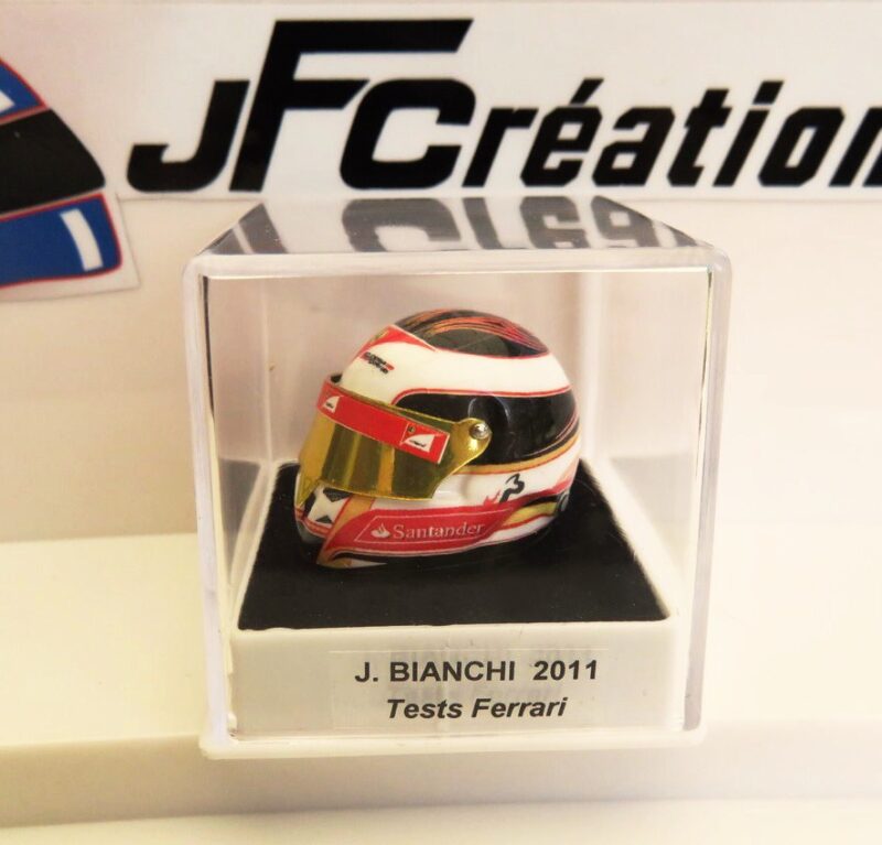 Mini casque Jules Bianchi tests Ferrari 2011