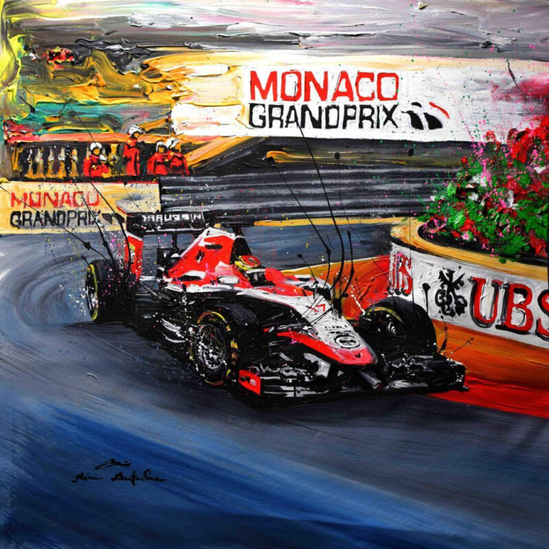 Reproduction tableau GP Monaco 2014