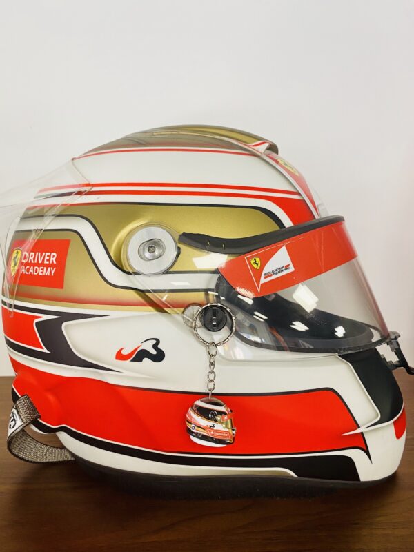 Porte-clés casque Jules Bianchi Ferrari – Image 2