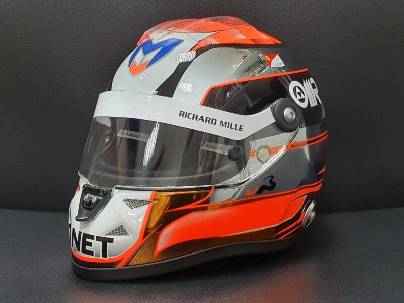Casque Marussia Schuberth 1:2  Jules Bianchi GP Monaco 2014