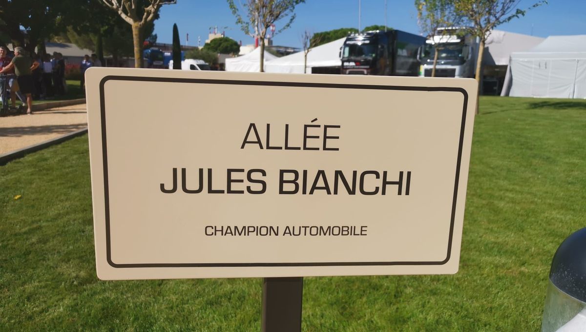 Le circuit Paul Ricard du Castellet rend hommage aux jeunes pilotes Jules Bianchi et Antoine Hubert
