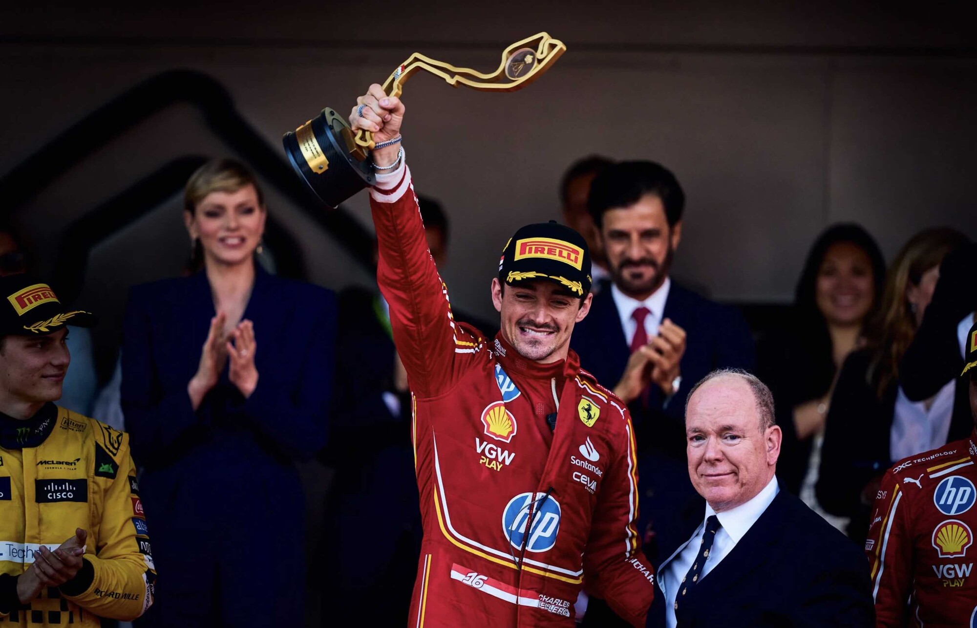 Charles Leclerc dedicates his victory to his dad and Jules Bianchi