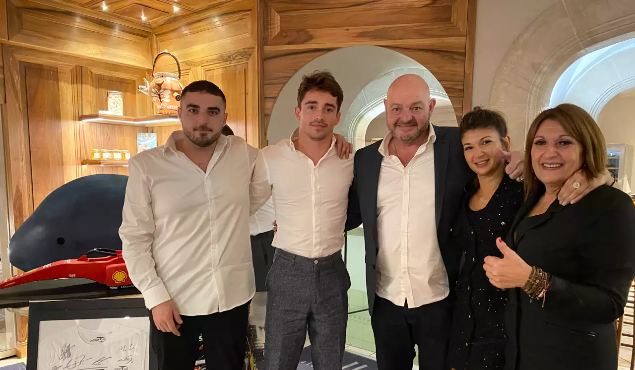 Charles Leclerc and the Bianchi family : one for all, all for Jules! Photo G.L
